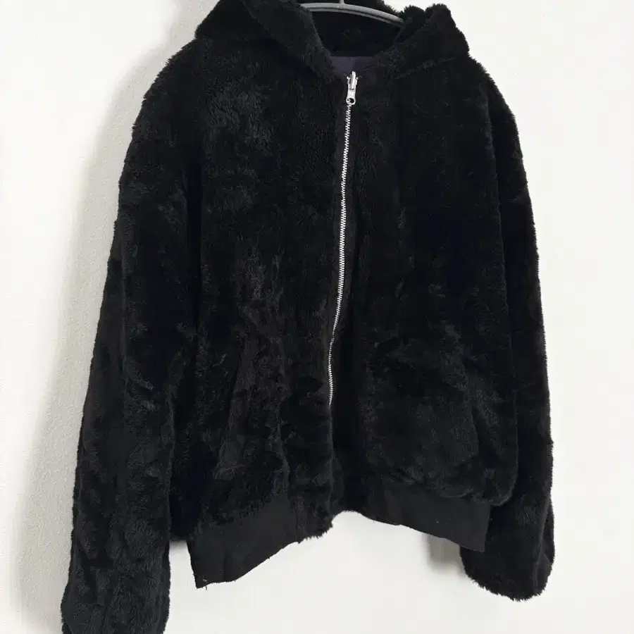 reversible faux fur bomber jacket