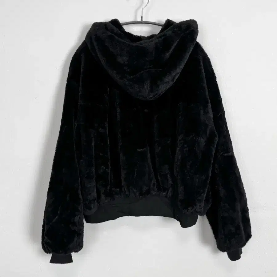 reversible faux fur bomber jacket