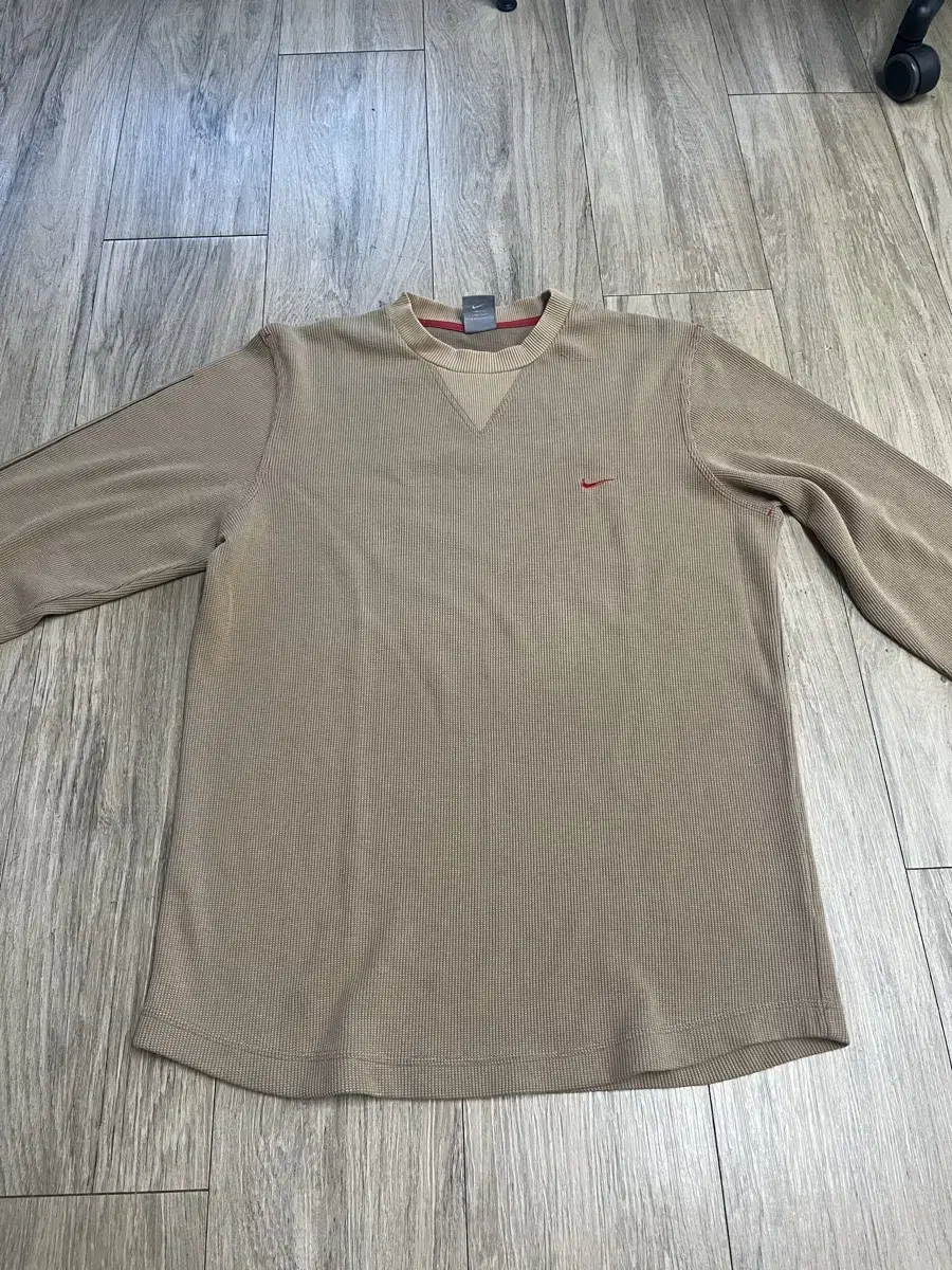 Nike Vintage 00s Waffle Long Sleeve Tee L