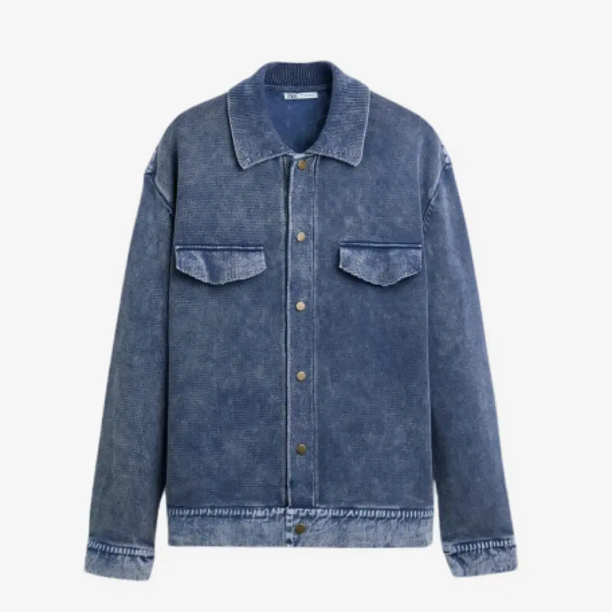 Zara Denim Knit Jacket