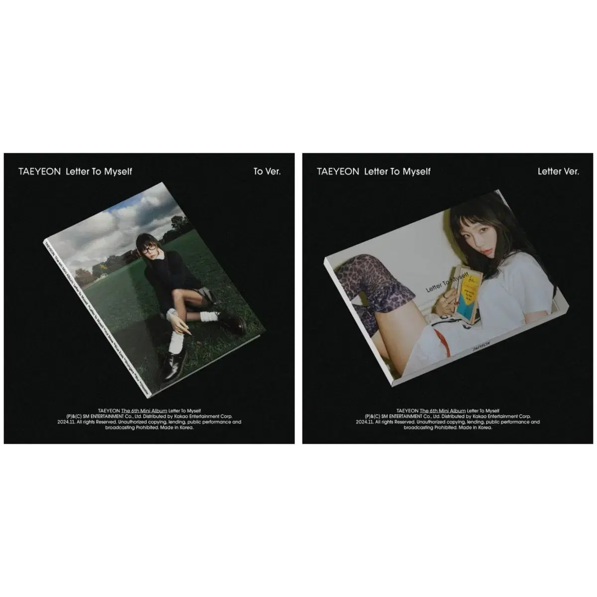 Taeyeon To Ver. / Letter Ver. sealed Album