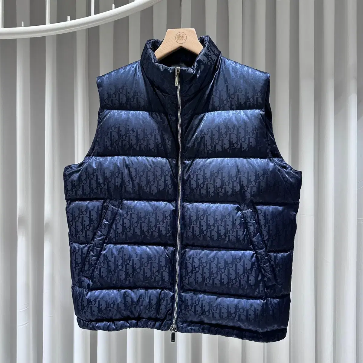 Dior Oblique Vest Padded Navy / 54