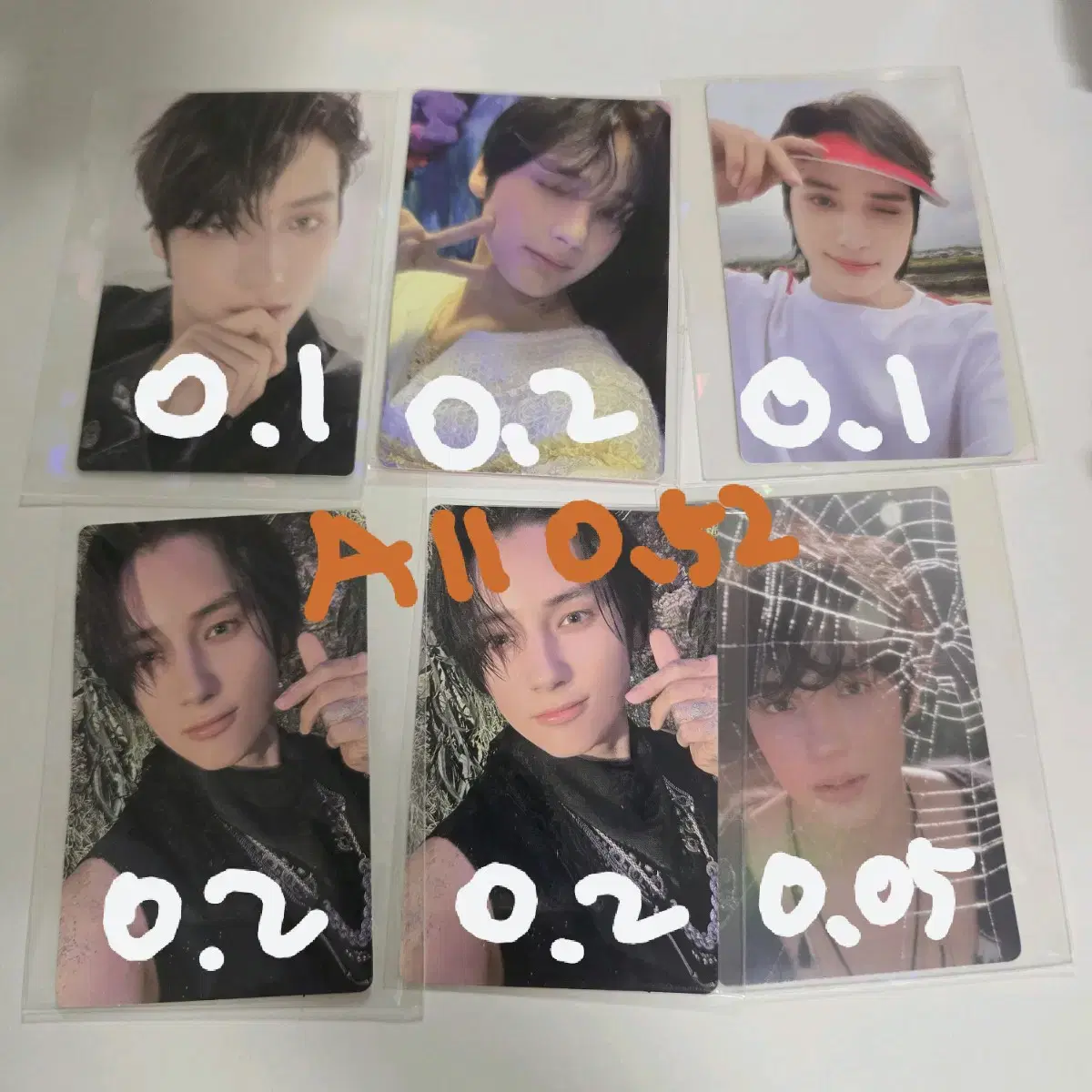 Bulk txt hueningkai photocard Zibizibi Shrera Midsummer