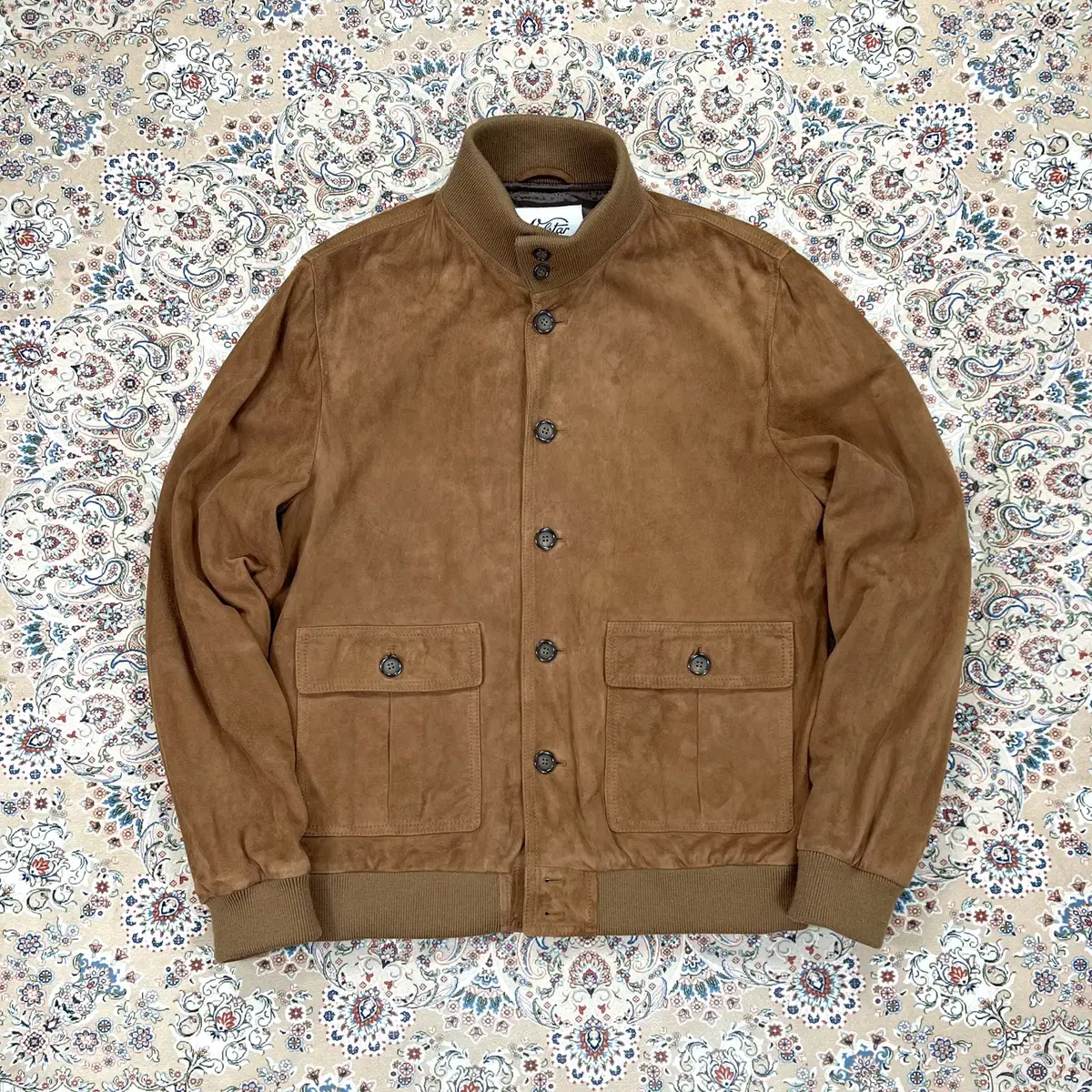 [Grade S, 50] Ballista Snuff Suede A-1 Bomber Jacket Dress Same