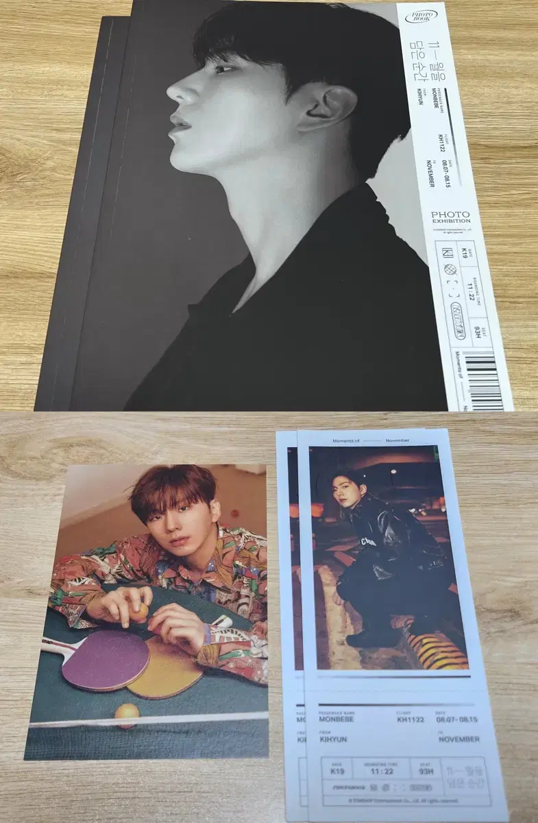 Monsta X November Moments Photobook (unsealed)