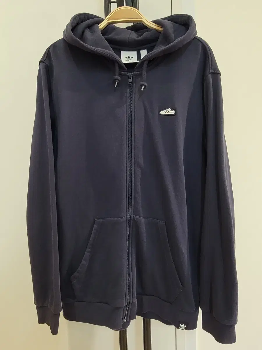 Adidas Cotton Hooded Zip-UpSize 2XL