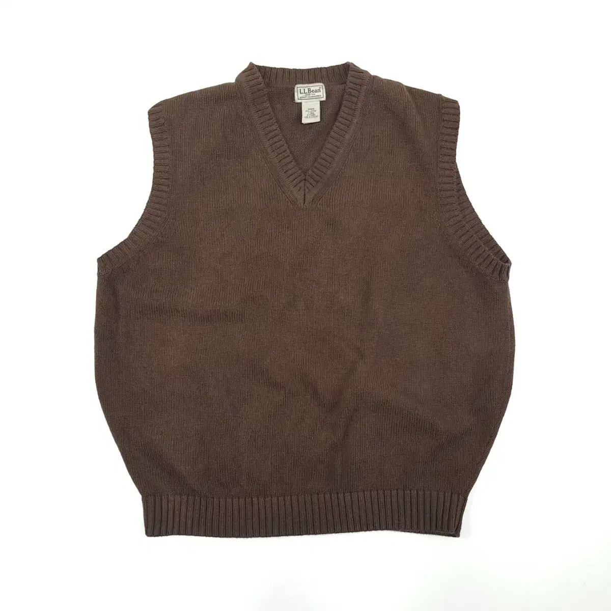 (CS105)L Elvin brown knit vest