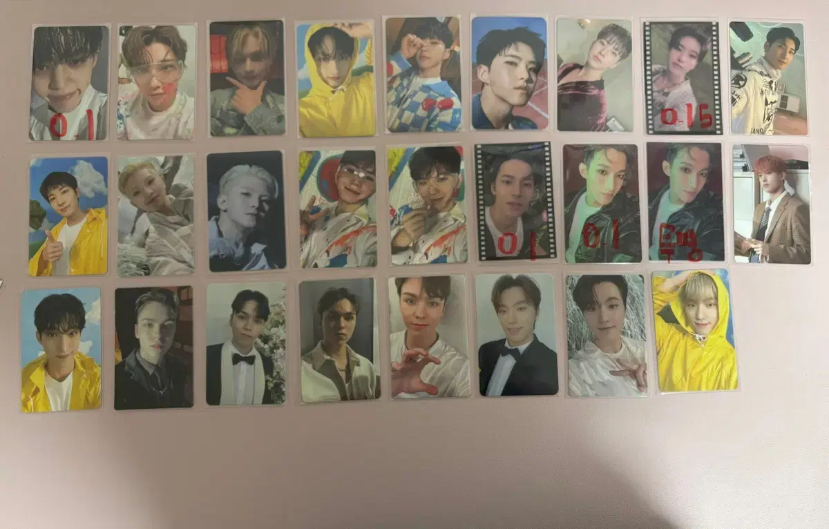 세븐틴 photocard sell 에스쿱스정한조슈아준호시원우우지디에잇민규도겸승관버논디노