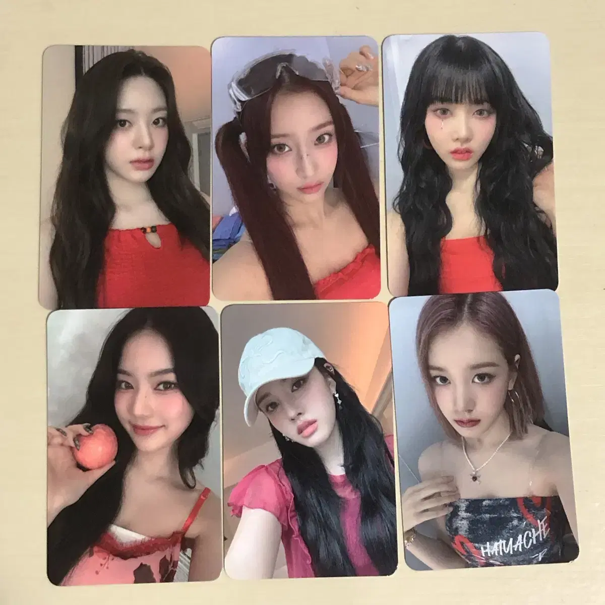 stayc oioi oioi mushinsha photocard photocard seeun sumin isa