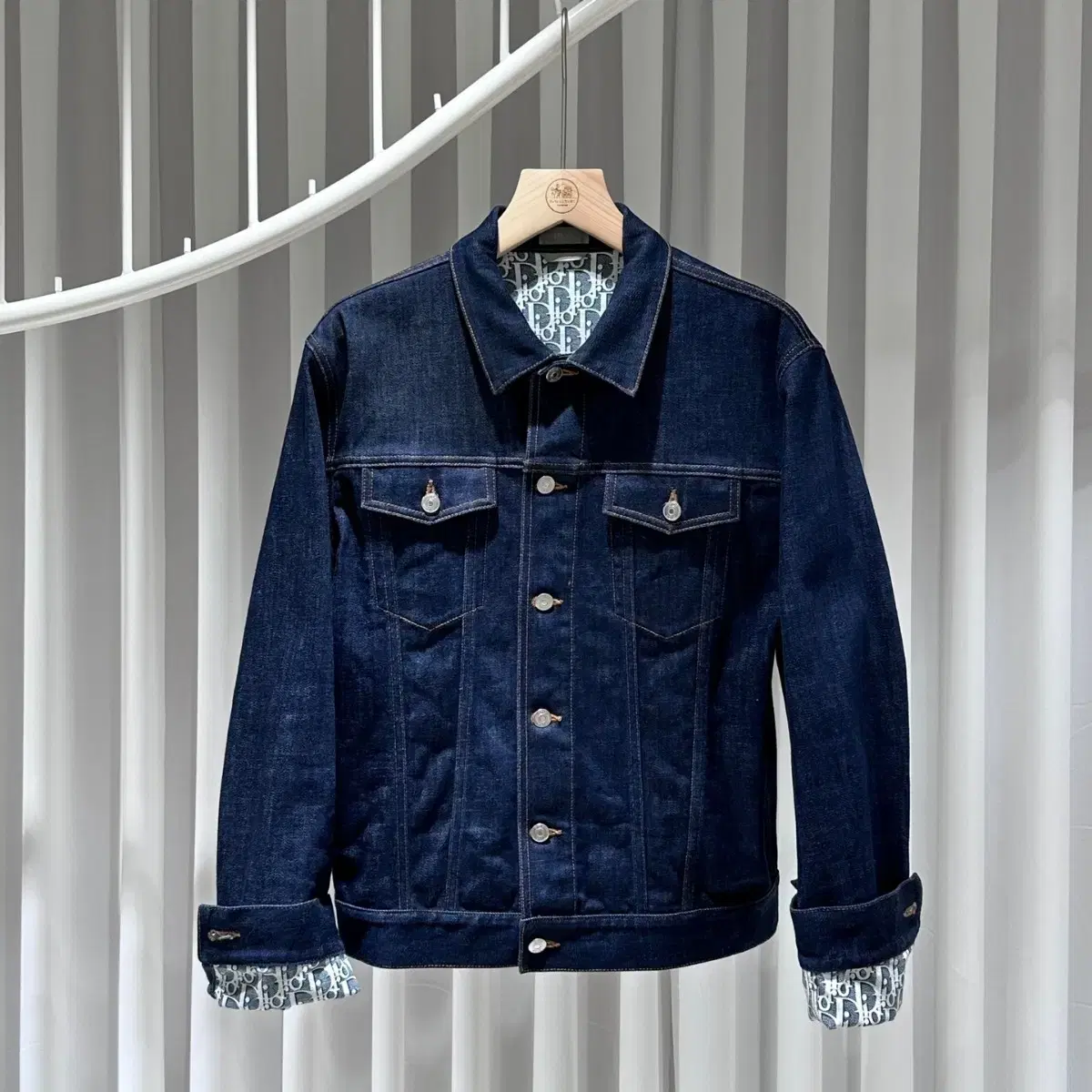 Dior Oblique Jeans Jacket / 52