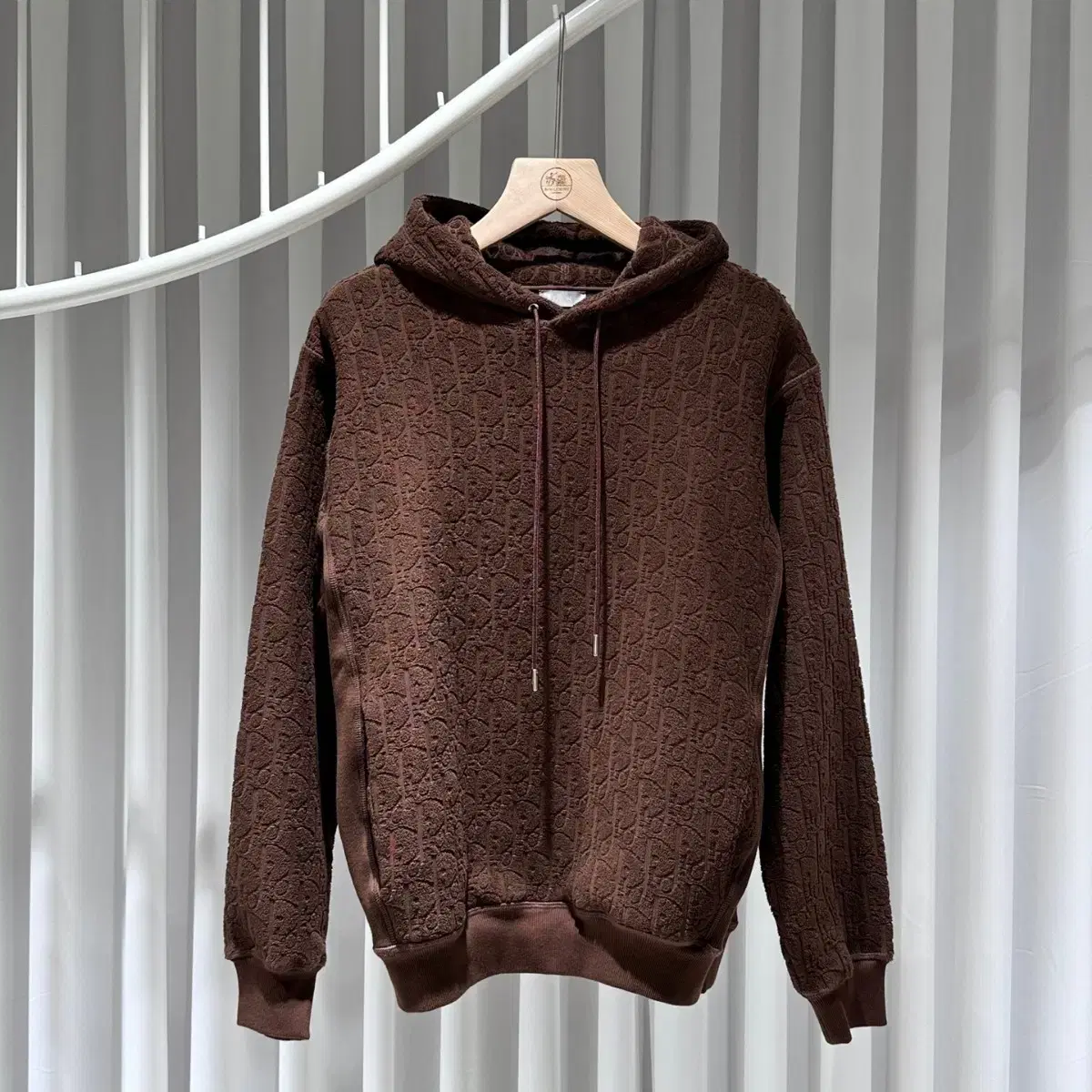 Dior Oblique Hoodie Brown / S