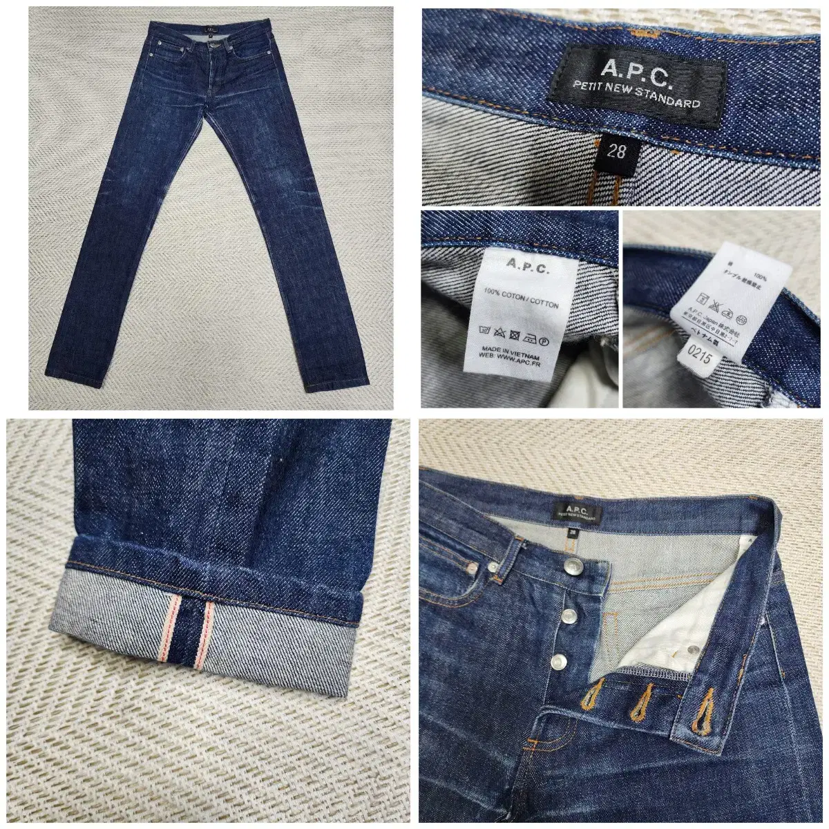 (Genuine) APC Selvedge Denim Pants / (28)