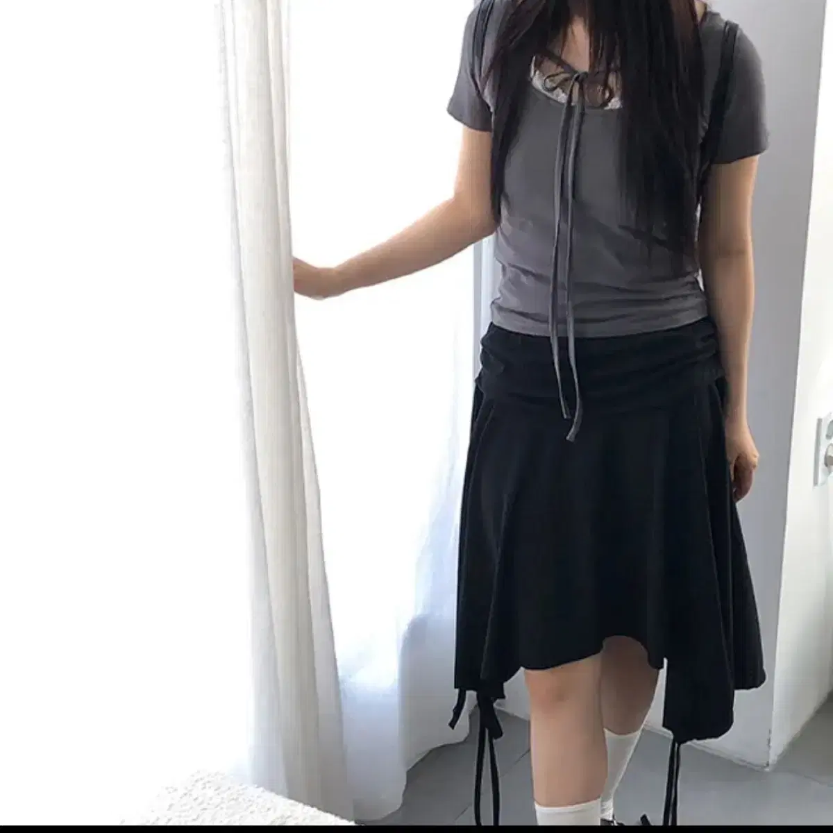 니지 츠바사 스트링 스커트 tsubasa string skirt