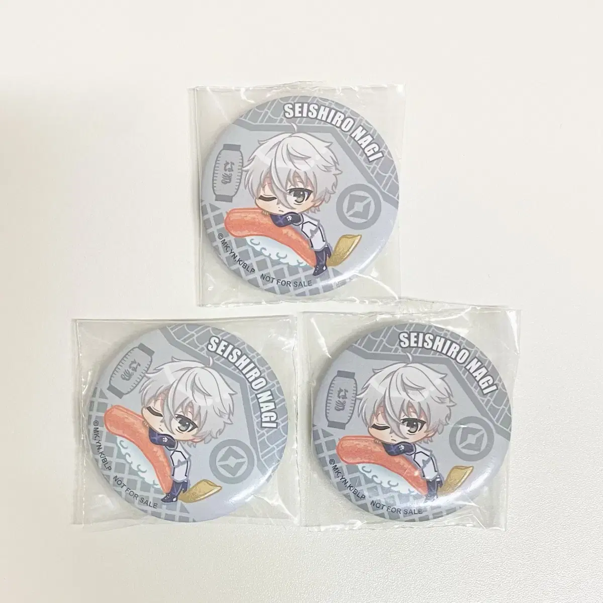 BLUELOCK Nagi Seishiro Kurashi Collaboration Can Badge