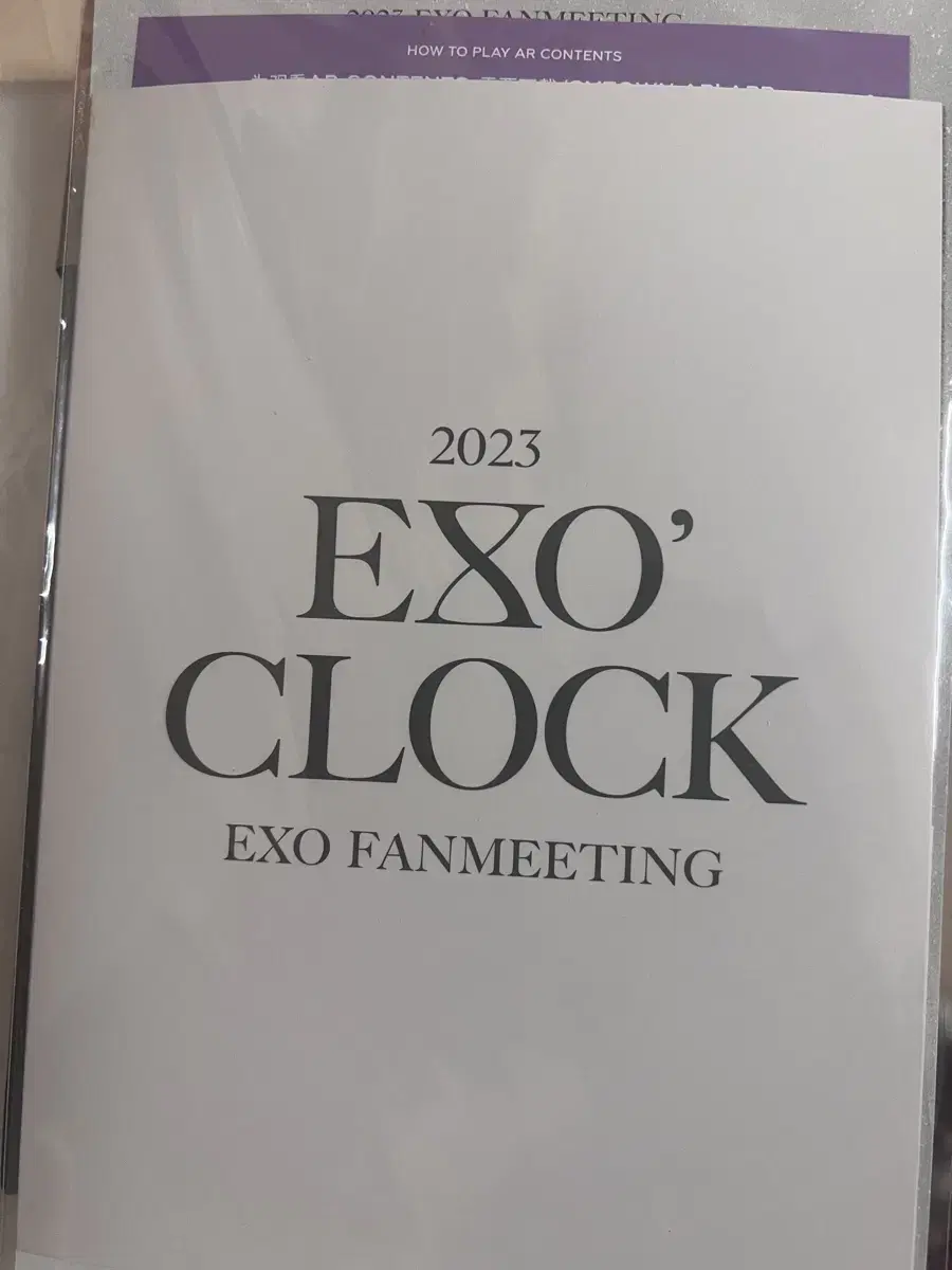 EXO fanmeeting baekhyun AR Tickets unsealed