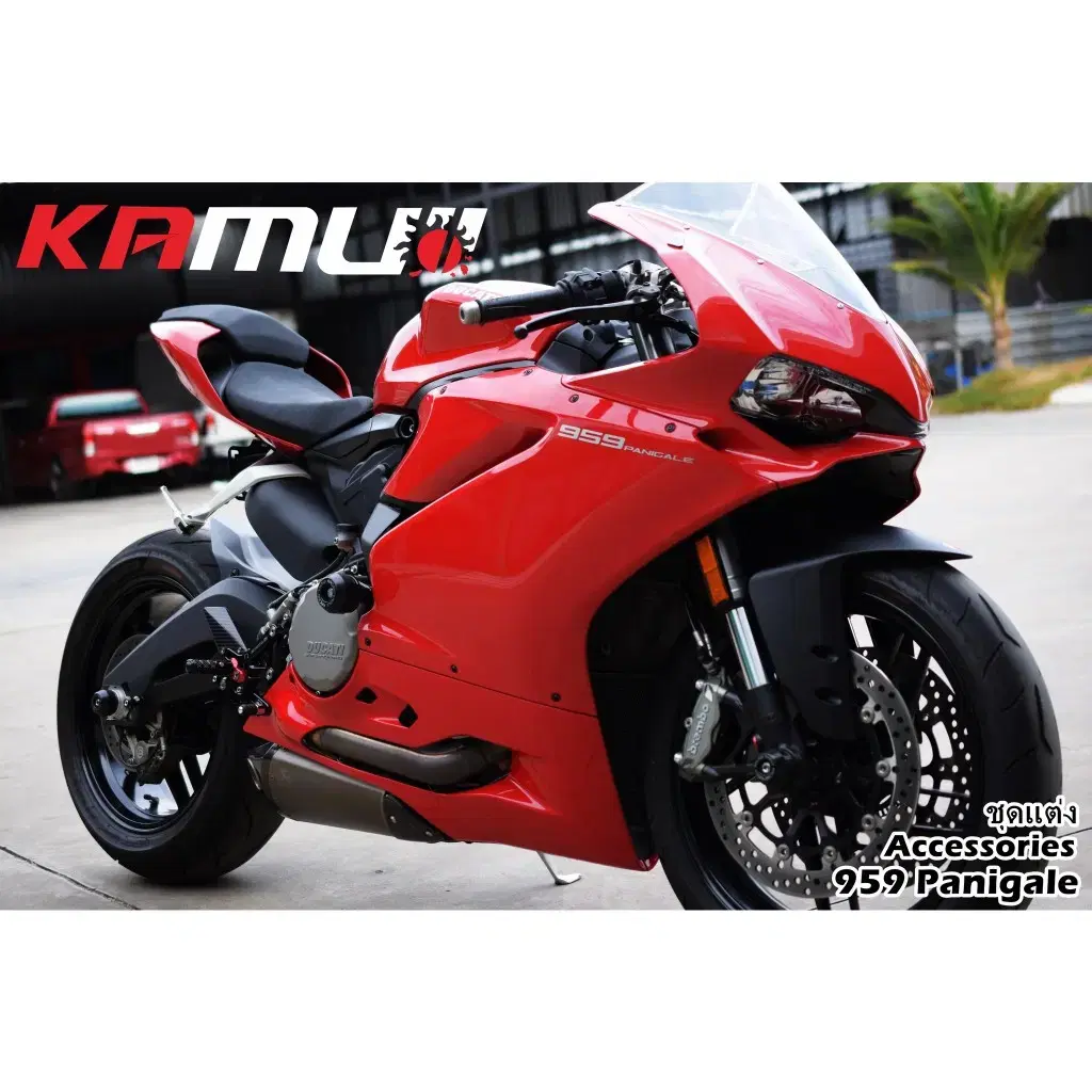 파니갈레 959 카무이 카본 REARSET 레이싱스탭