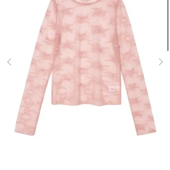 글로니 POLLY LACE LONG SLEEVE (PINK)