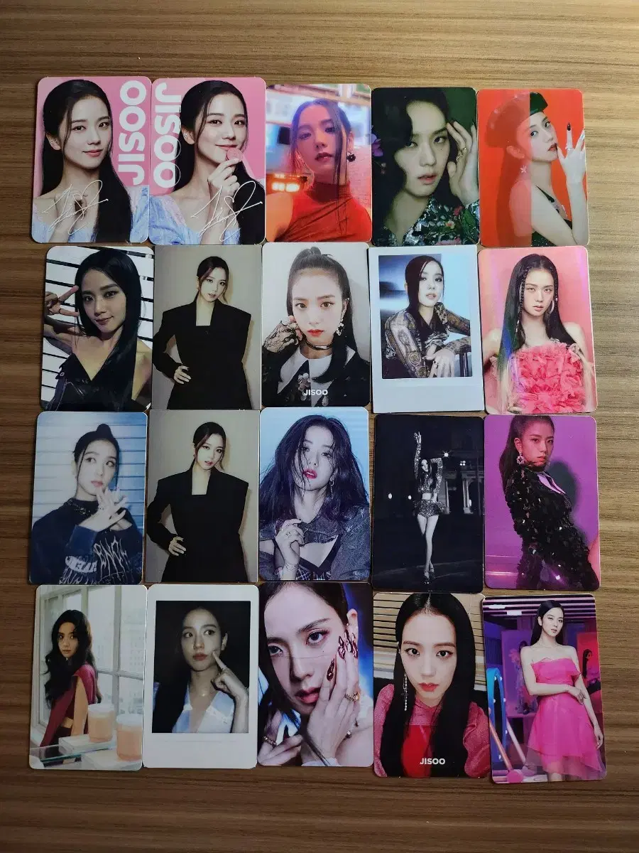 Black Pink jisoo SQUARE UP PINK version album WTS of photocards