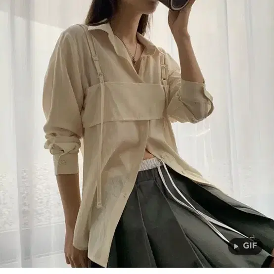 서울베이스드 LOFT LAYERED SHIRT SET