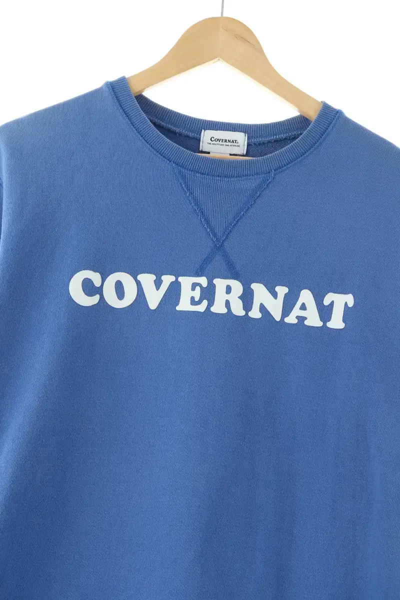 (M) Covernat Man to Man T-Shirt bloo Big Logo Limited Edition-1057E