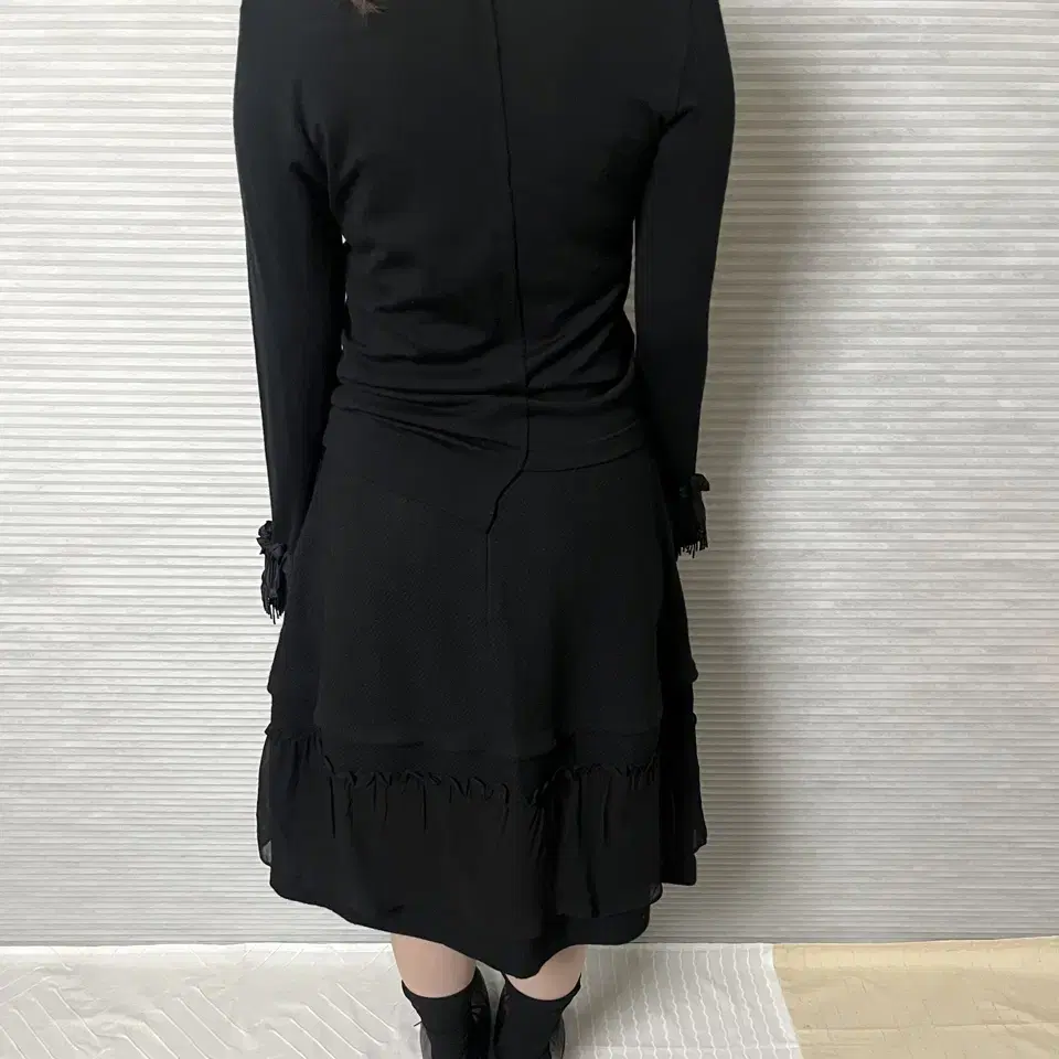 꼼데가르송 울 프릴 스커트 comme des garcons