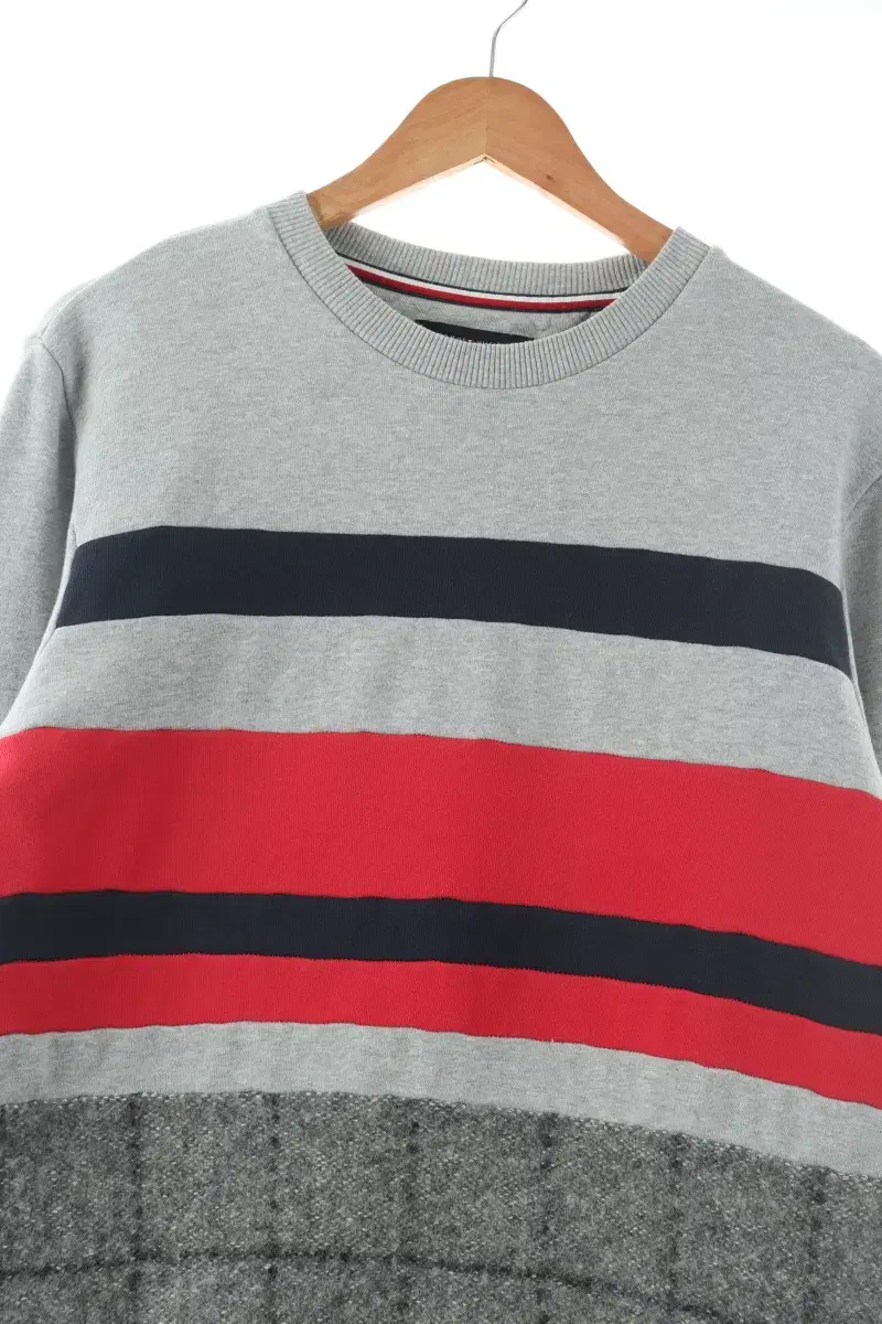 (M) Tommy Hilfiger T-Shirt Gray Old School Design - 10588