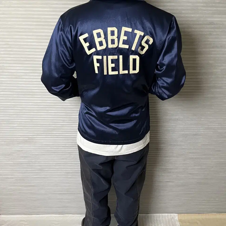 이벳필드 usa 사틴 코치자켓 새틴 ebbets field