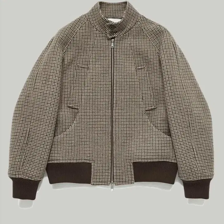 던스트 UNISEX DIAGONAL WOOL HARRINGTON JACK