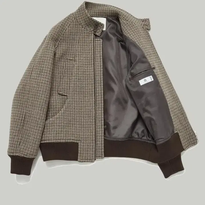 던스트 UNISEX DIAGONAL WOOL HARRINGTON JACK