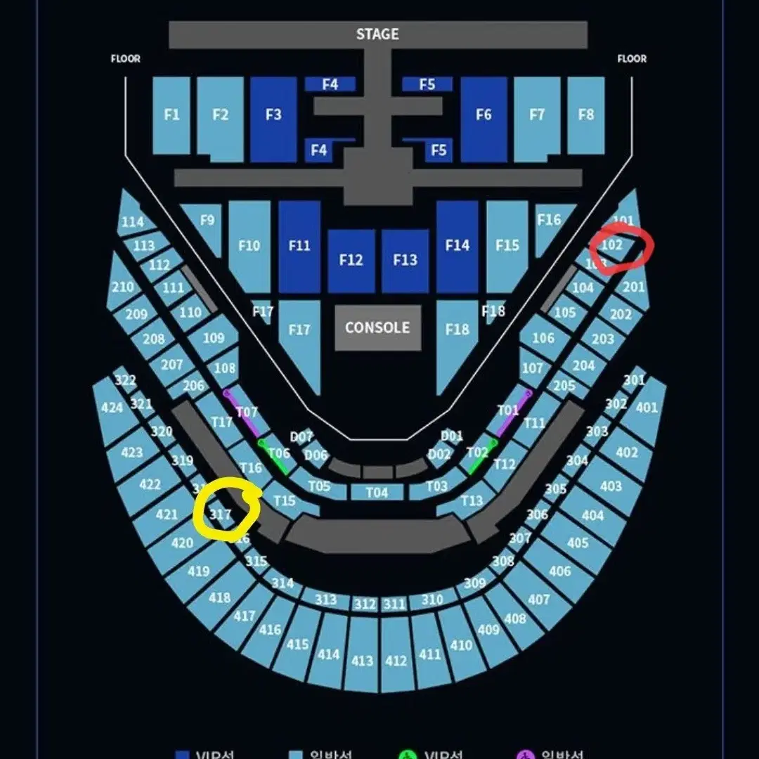 막콘 3층 양도 엔시티127 nct127 콘서트