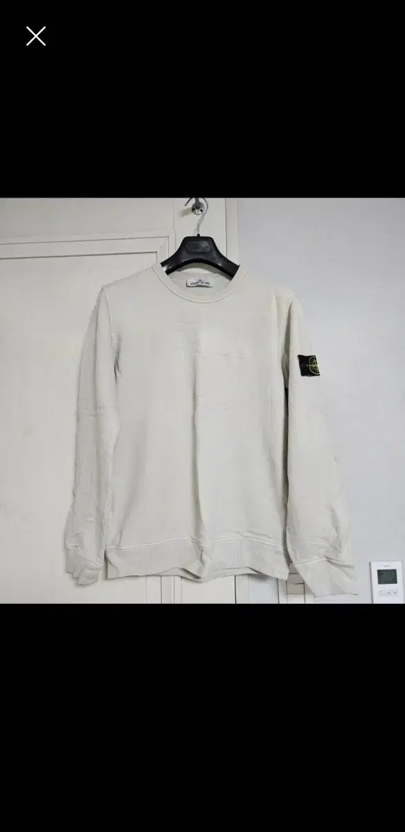 Stone Island Brushed Cotton Fleece Crew Neck Sweater