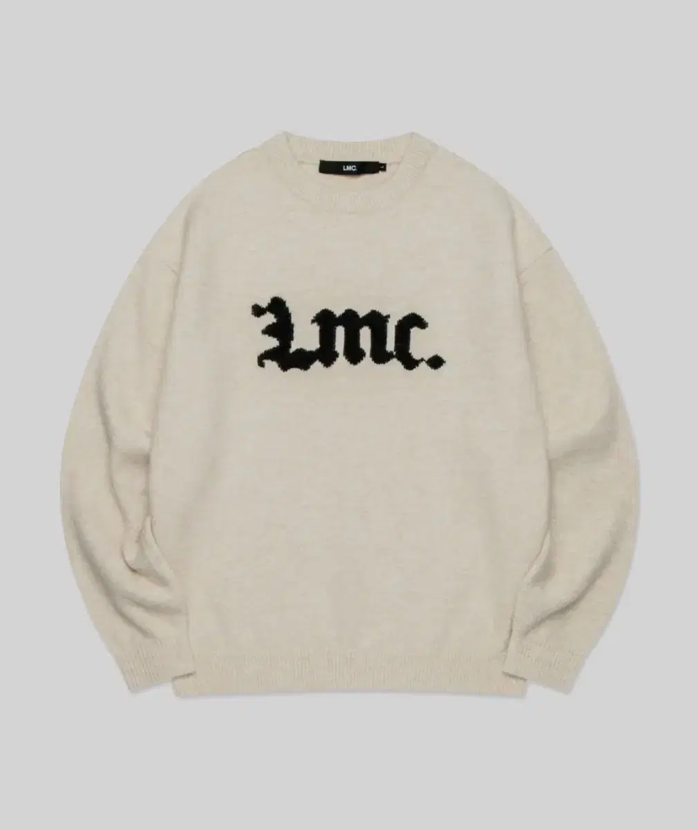 LMC Gothic Lettering Knit Cream M