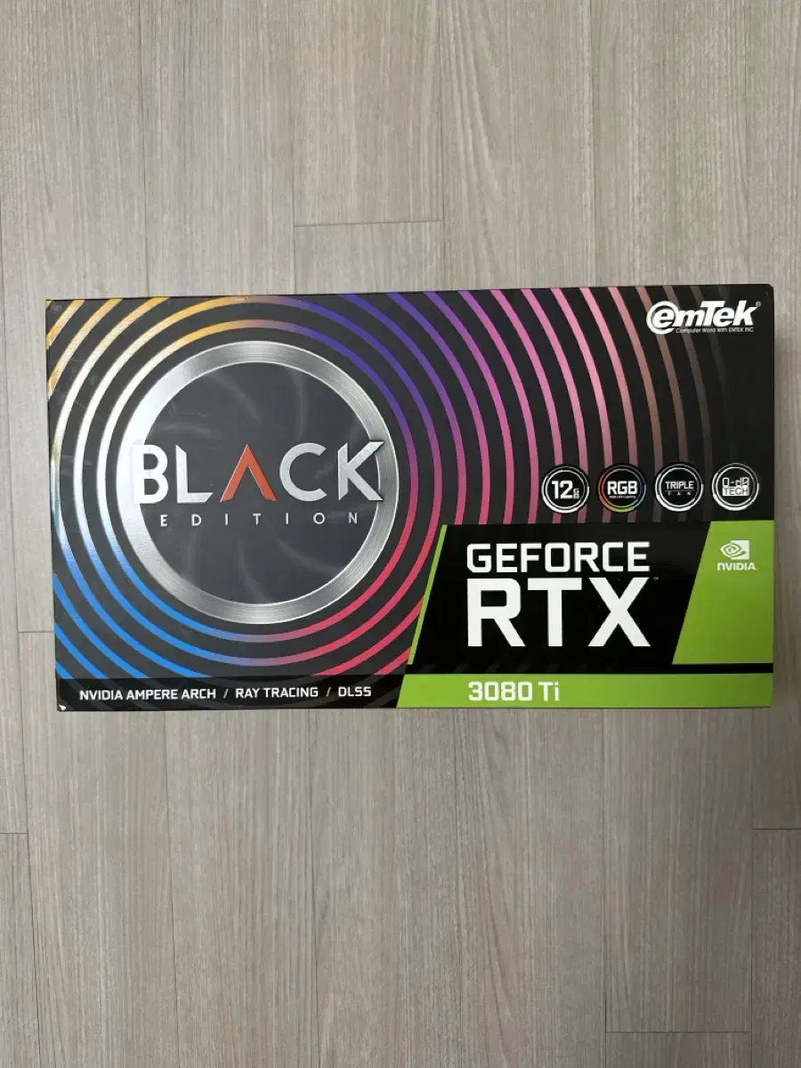 이엠택 RTX 3080 TI 블랙 에디션