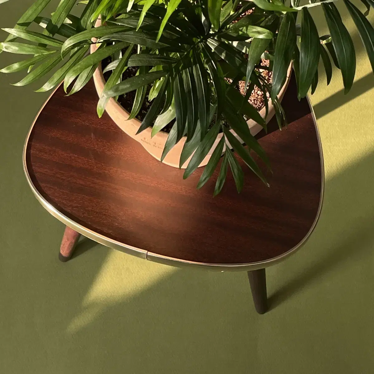 midcentury plant stand