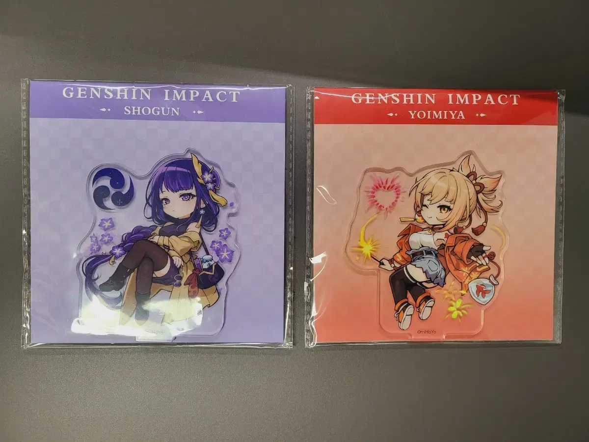 Genshin Impact gaeul popup store Walnut / Raiden / Yoimiya acrylic Stand