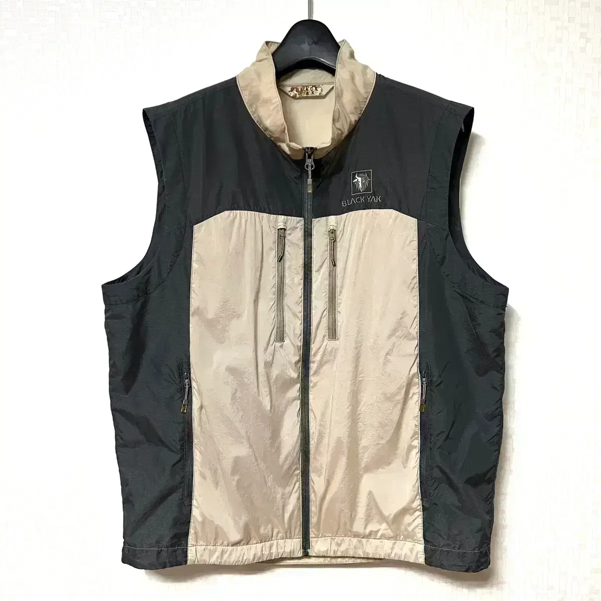 [M,95]Black yak climbing jo vest windproof vest