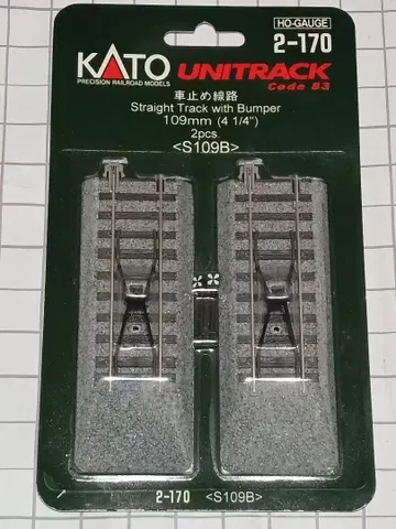 HO 게이지 KATO 차고지 선로 109mm 2개입 철도 모형