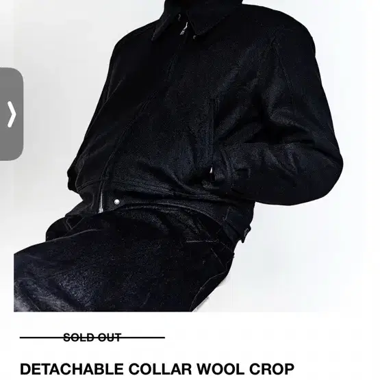 알렌느 24fw 크롭울자켓 DETACHABLE COLLAR WOOL CR