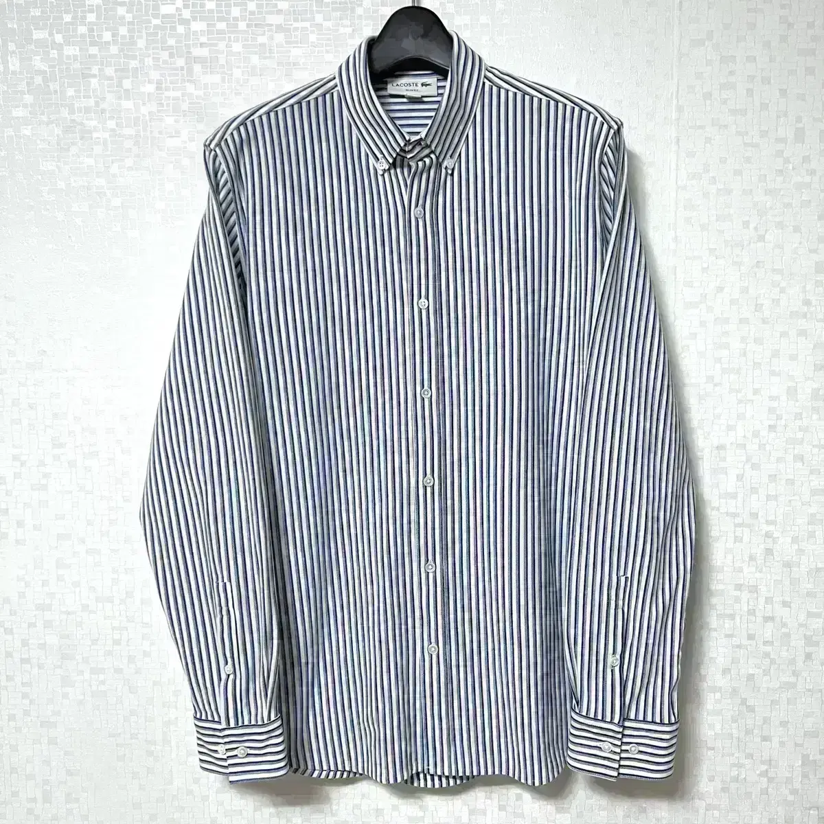 [S,90]Lacoste Striped Shirt Southern lacoste