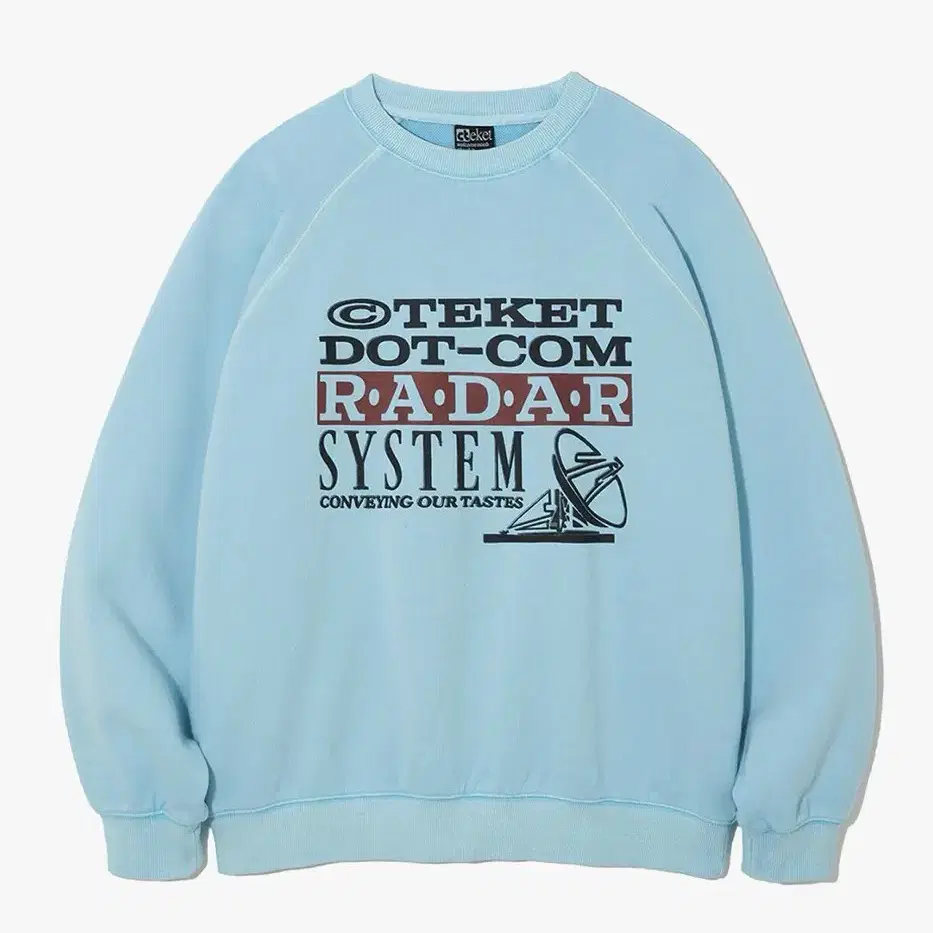 테켓 Radar Regular Sweatshirt Sky Blue