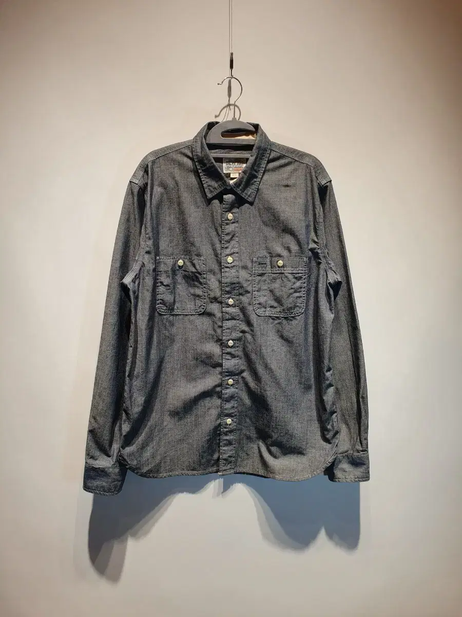 HOOA U Men's Denim Shirt XL Men's Young Men's