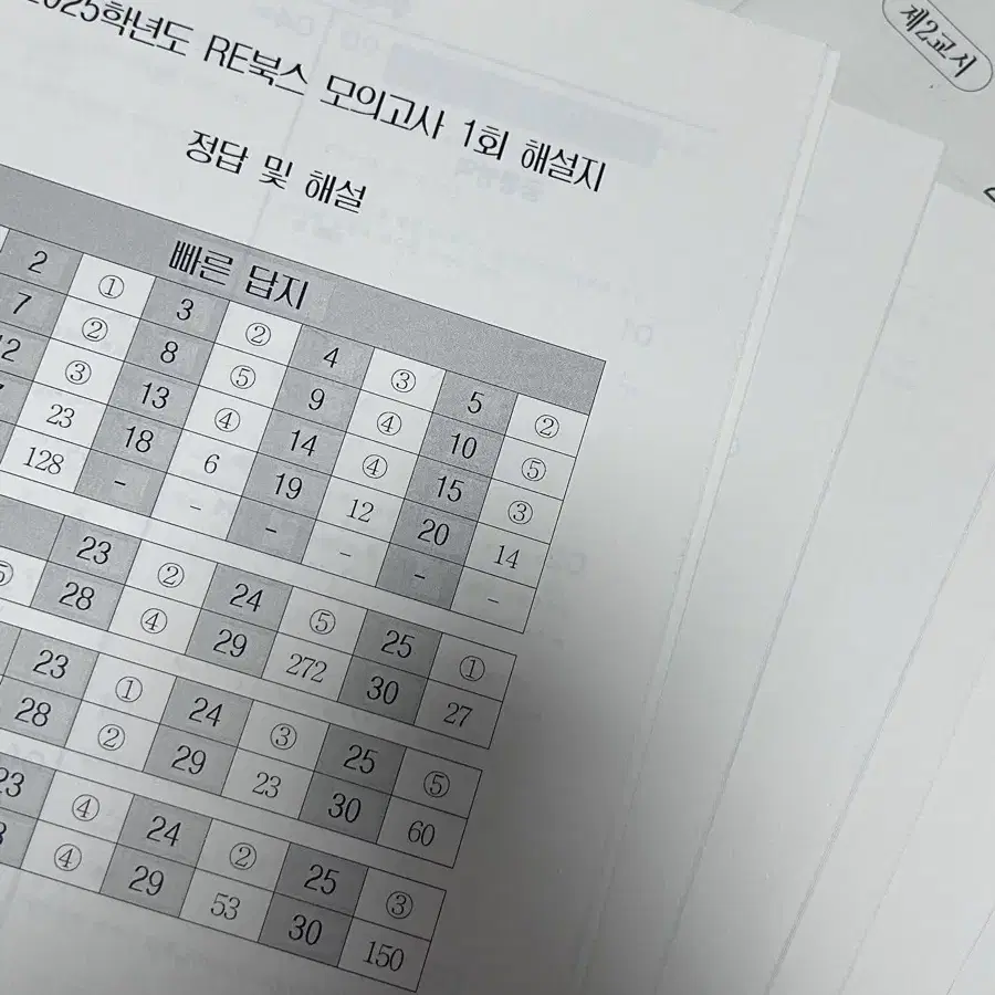 (총 9회분 일괄) 시대인재 리북스 모의고사 7회분 + 엄소연 데카모의