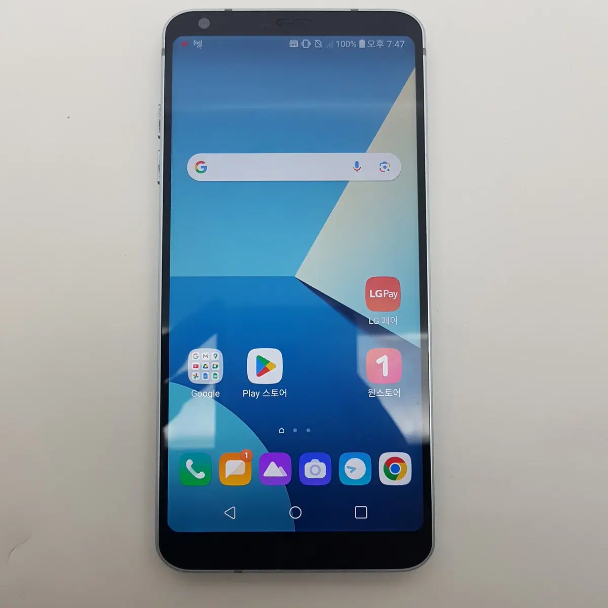 서울 LG G6 (G600) 블루 A급 팝니다.