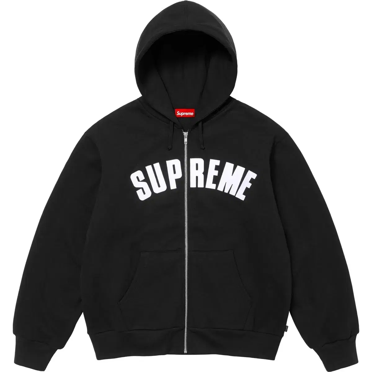 Supreme Thermal Arc Hooded Zip-Up Black XL