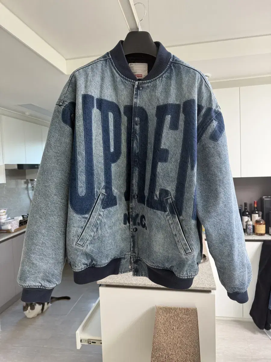 Supreme DenimVarsity 23ss XL