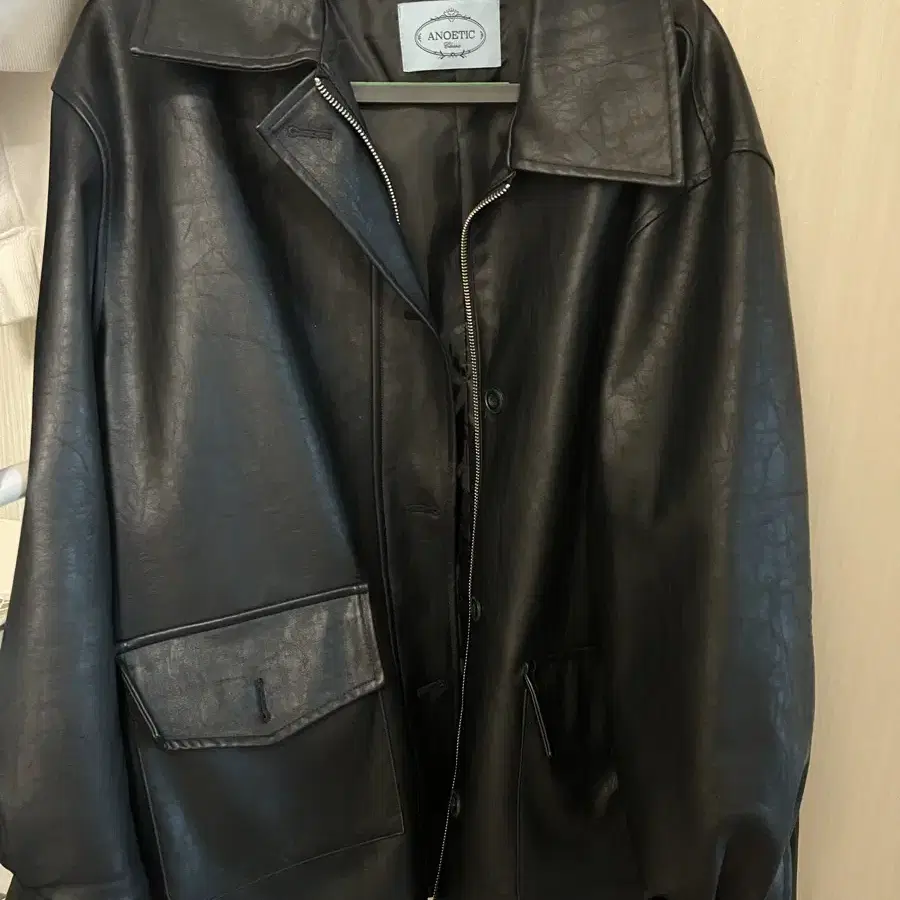 아노에틱 anc classic leather jacket 가죽 자켓