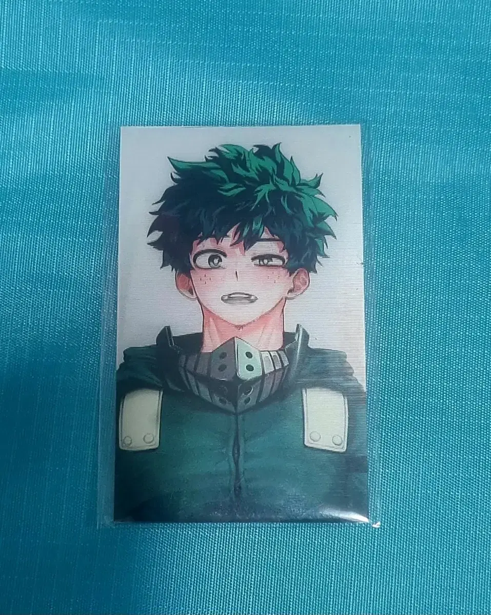 Omi Hiroaka lenticular photocard Izuku Midoriya