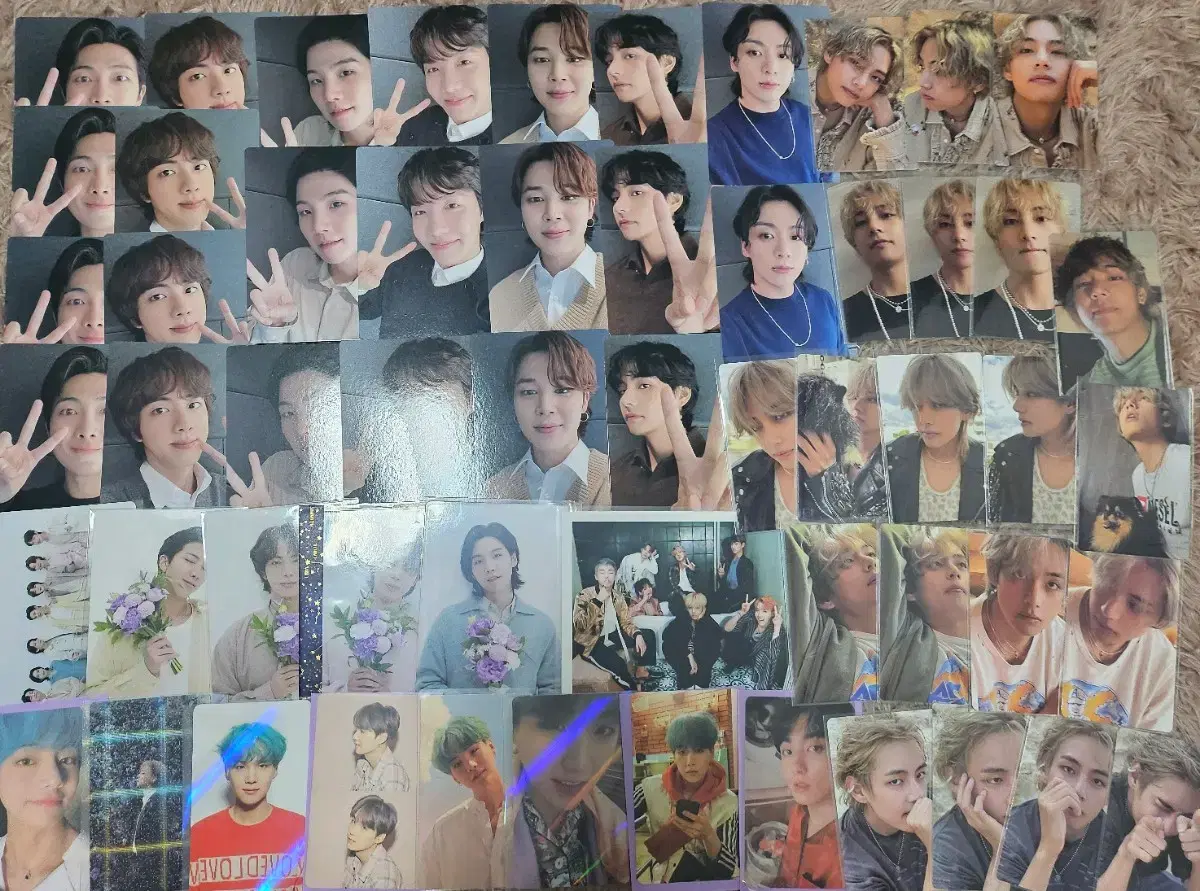 bts photocard set bulk bts poka set