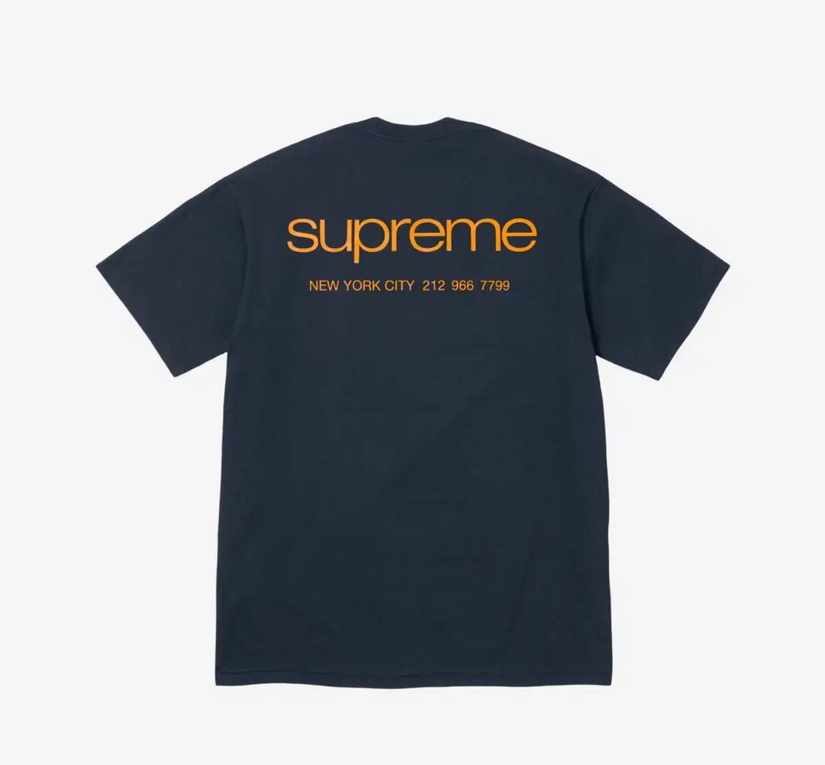 Supreme NYC Navy Tee