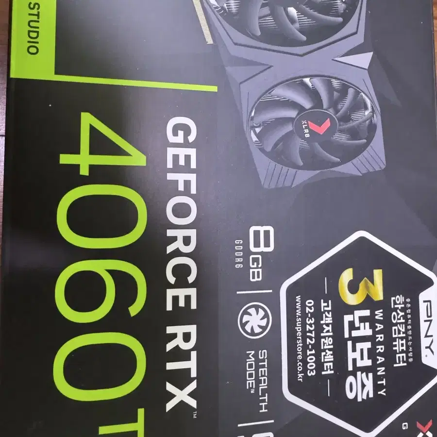 RTX 4060 Ti PNY XLR8 미개봉